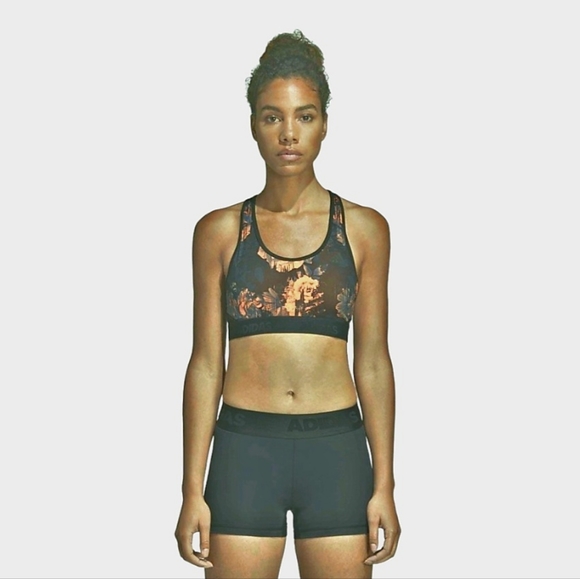 Adidas Don't Rest AlphaSkin Floral Print TechFit Compression Climacool - Picture 3 of 9